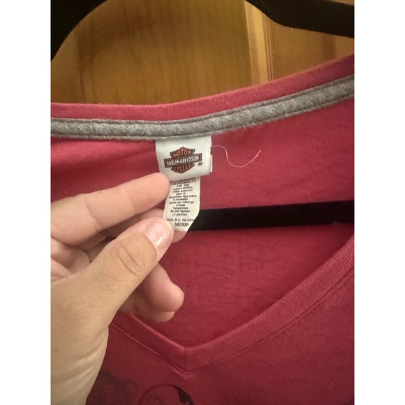 Harley Davidson Hellbender 2014 Women's M Graphic T Shirt Tee Pink- 🔥 - Picture 6 of 6